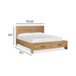 Magnussen Home Davenport Rustic Panel Caramel Bed