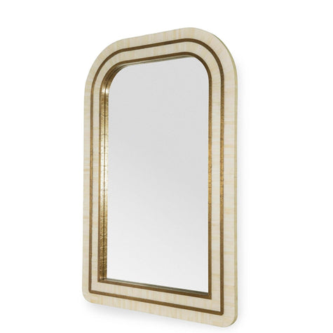 Century Furniture Grand Tour Furniture Tallulah Bone And Gold Mirror