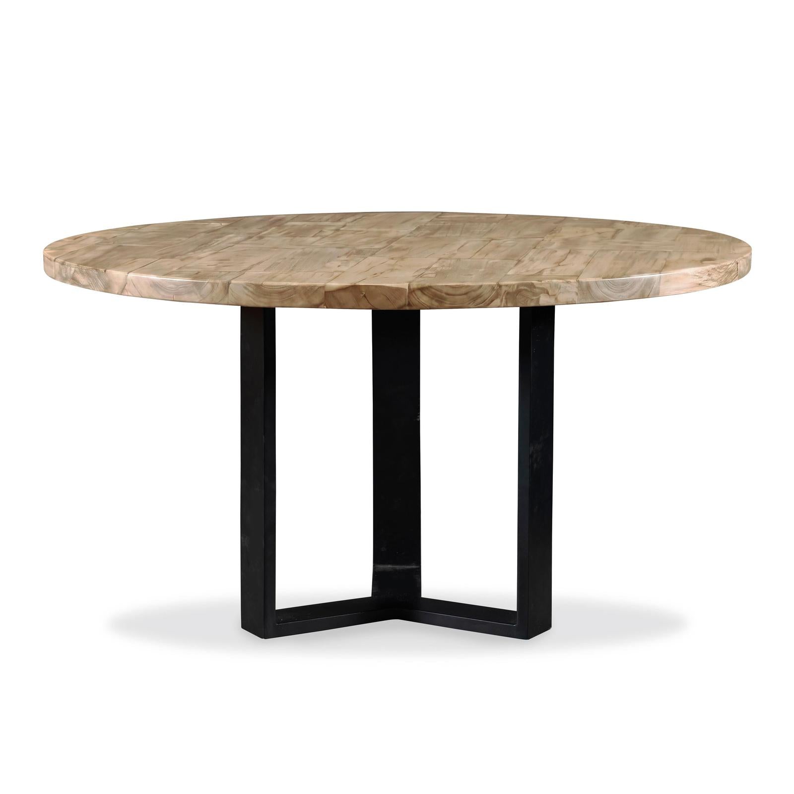 Century Furniture Grand Tour Furniture Andreas Round Petrified Wood Dining Table