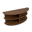 Magnussen Home Oswald Brown Demilune Sofa Table