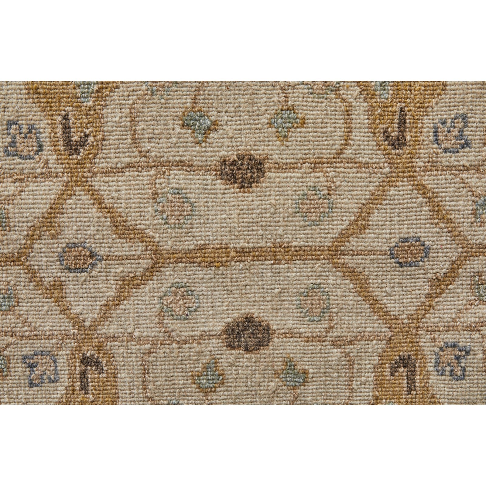 Feizy Corbitt 0611F Traditional Oriental in Ivory/Gold