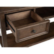 Magnussen Home Cormac Brown Rectangular Sofa Table