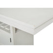 Magnussen Home Heron Cove Chalk White And Dovetail Grey Extendable Counter Height Dining Table