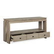 Magnussen Home Conrad Stone Harbor Grey Rectangular Sofa Table