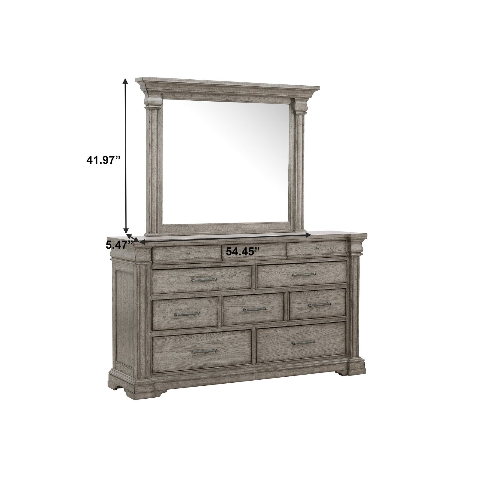 Pulaski Furniture Madison Ridge Framed Dresser Mirror