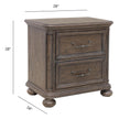 Pulaski Furniture Saddle Creek Timber Brown Drawer Nightstand