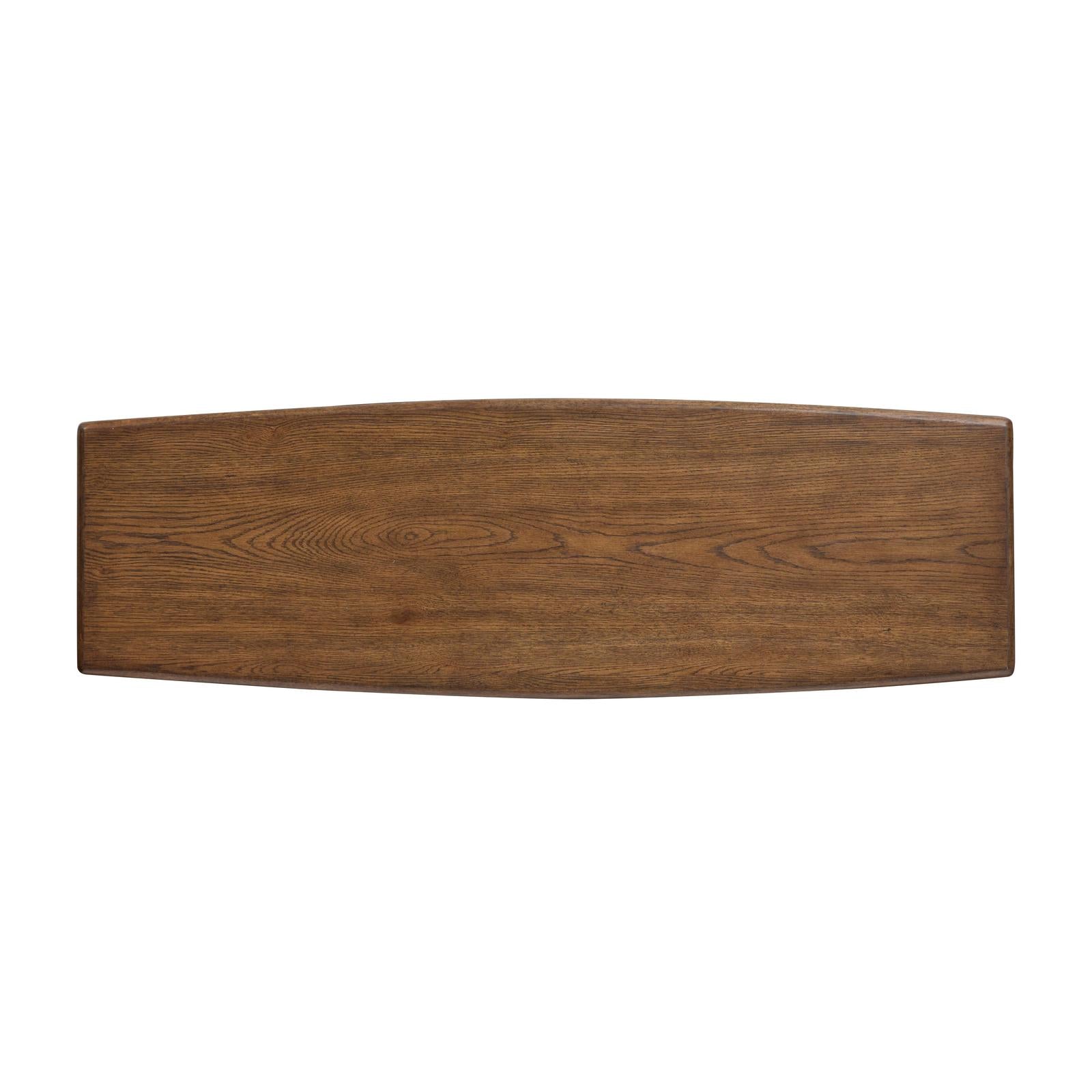 Magnussen Home Phoebe Sienna Brown Rectangular Sofa Table