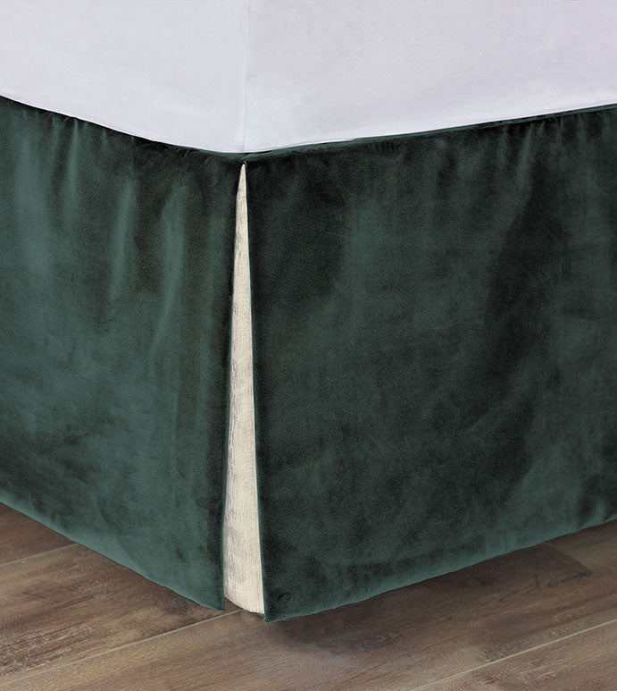 Eastern Accents Esmeralda Velvet Bed Skirt