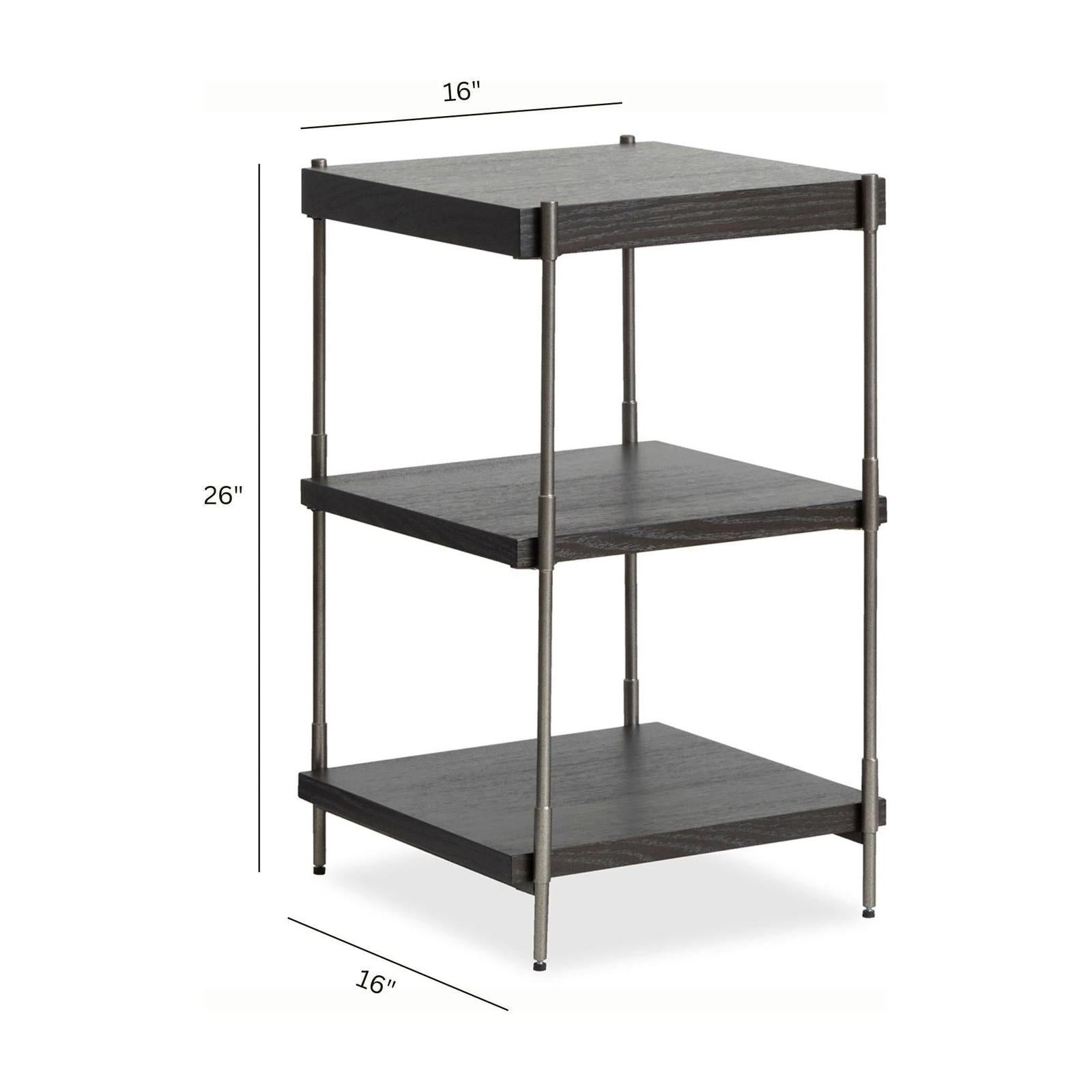 Magnussen Home Spencer Dark Briarsmoke Rectangular Accent Table