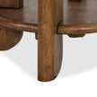 Magnussen Home Tanner Tawny Brown Round End Table