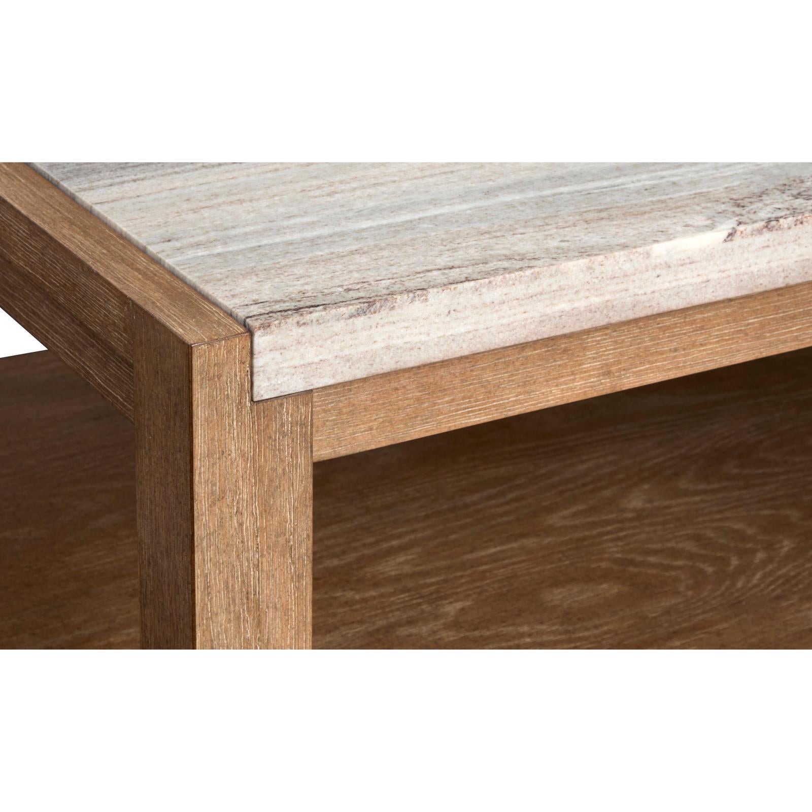 Magnussen Home Plum Creek Rectangular Cocktail Table With Casters