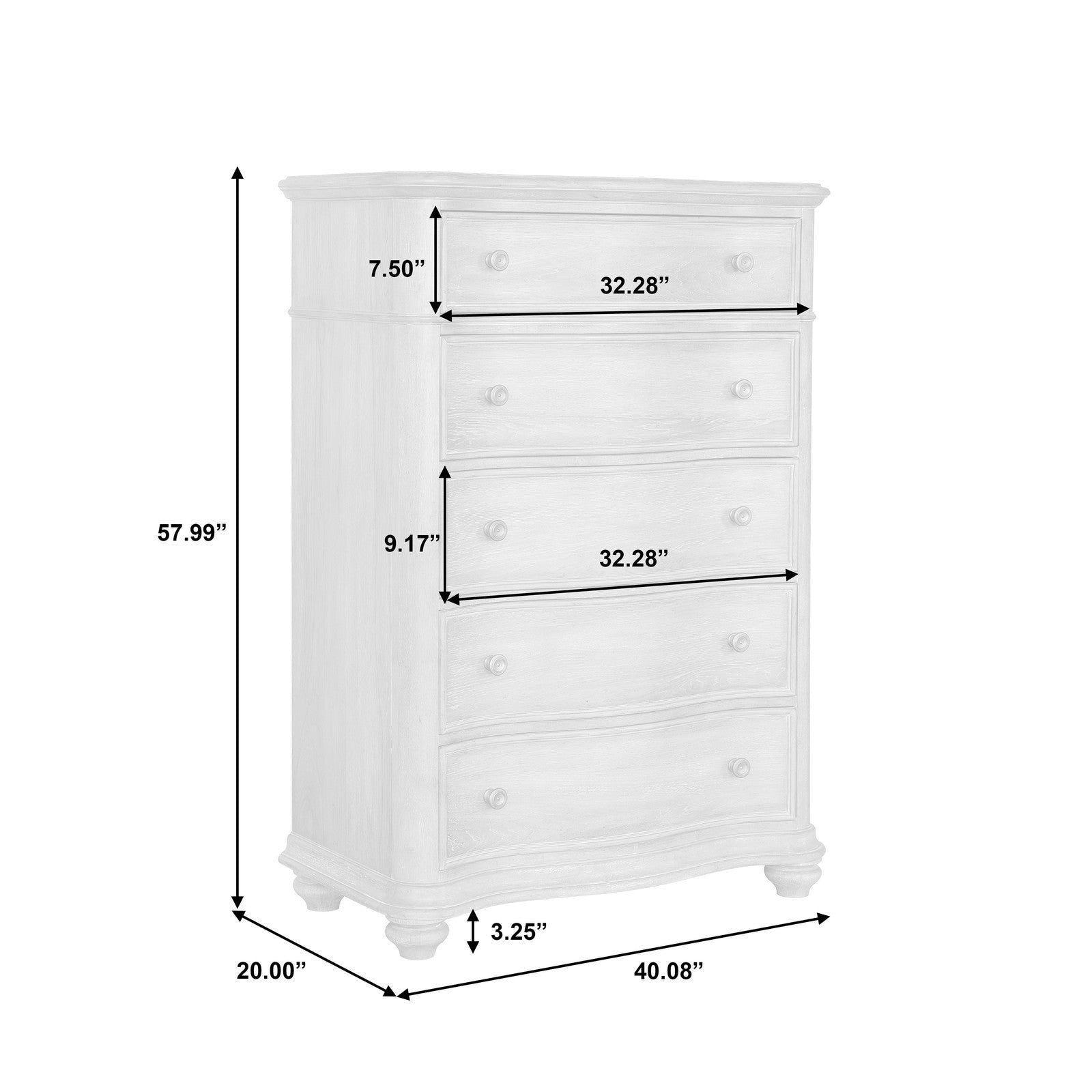 Pulaski Furniture Weston Hills Flax Seed 5 Drawer Chest