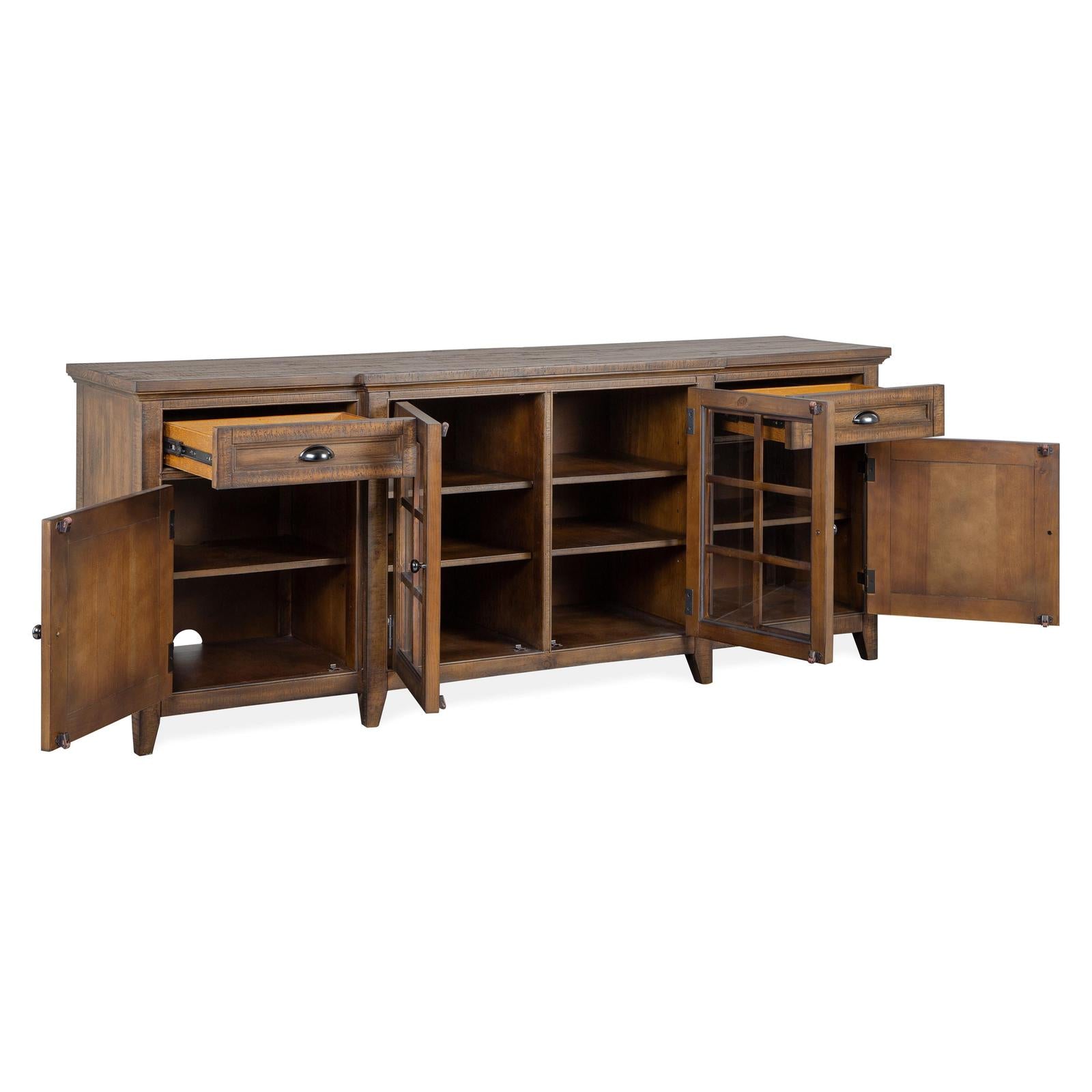 Magnussen Home Bay Creek Toasted Nutmeg Console