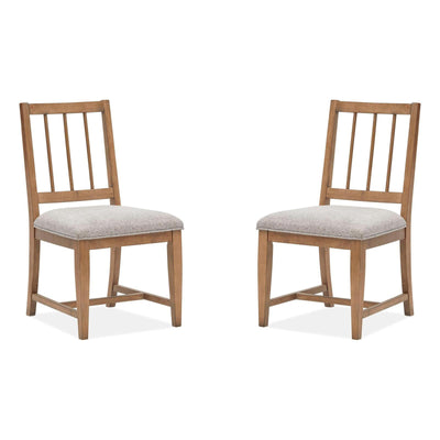 Magnussen Home Lindon Belgian Wheat Side Chair Set of 2