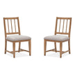 Magnussen Home Lindon Belgian Wheat Side Chair Set of 2
