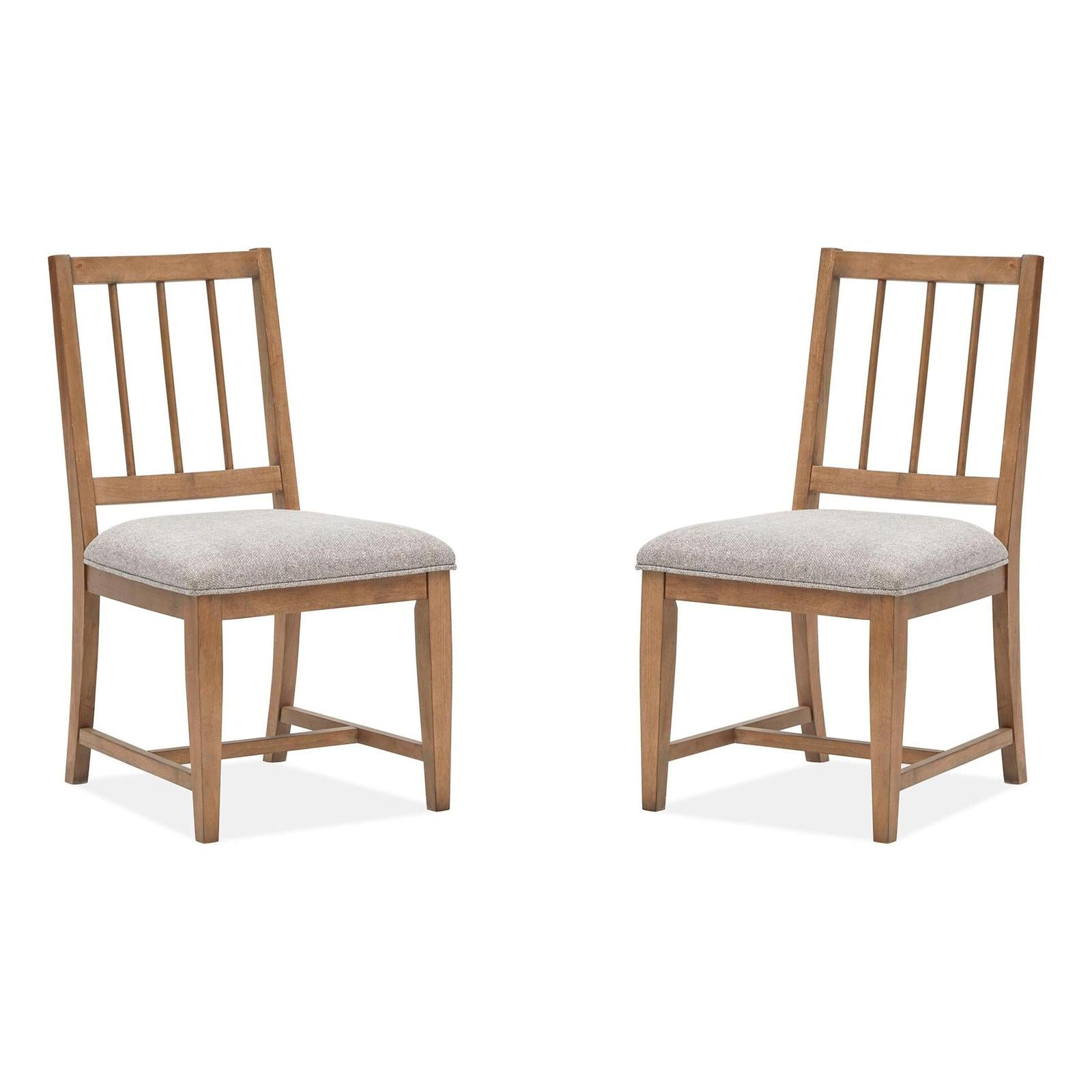 Magnussen Home Lindon Belgian Wheat Side Chair Set of 2