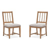 Magnussen Home Lindon Belgian Wheat Side Chair Set of 2
