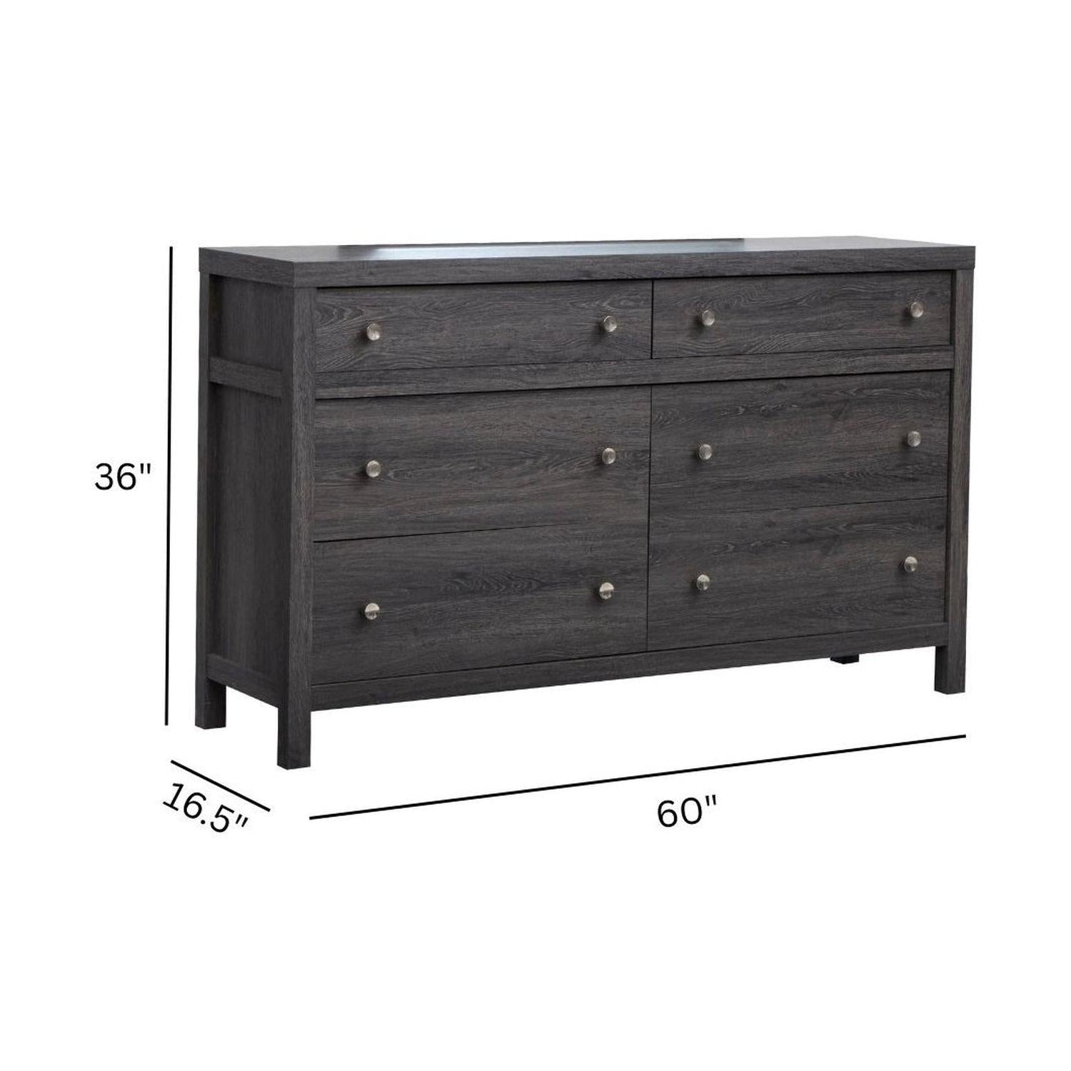 Magnussen Home Merrifield Raisin Black Double Drawer Dresser