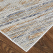 Feizy Laina 39G6F Transitional Abstract in Tan/Ivory/Gray