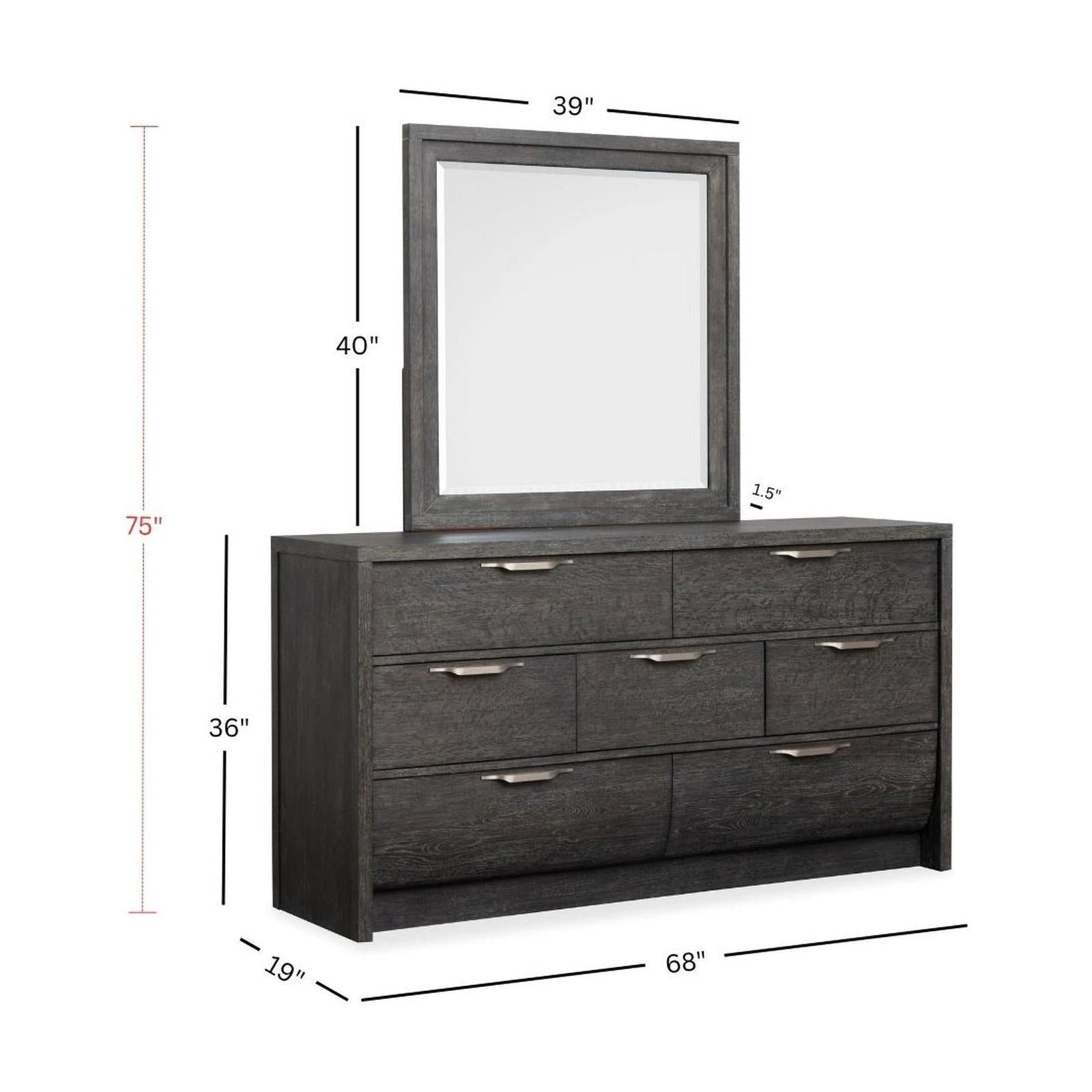 Magnussen Home Kinsley Black Heron Drawer Dresser