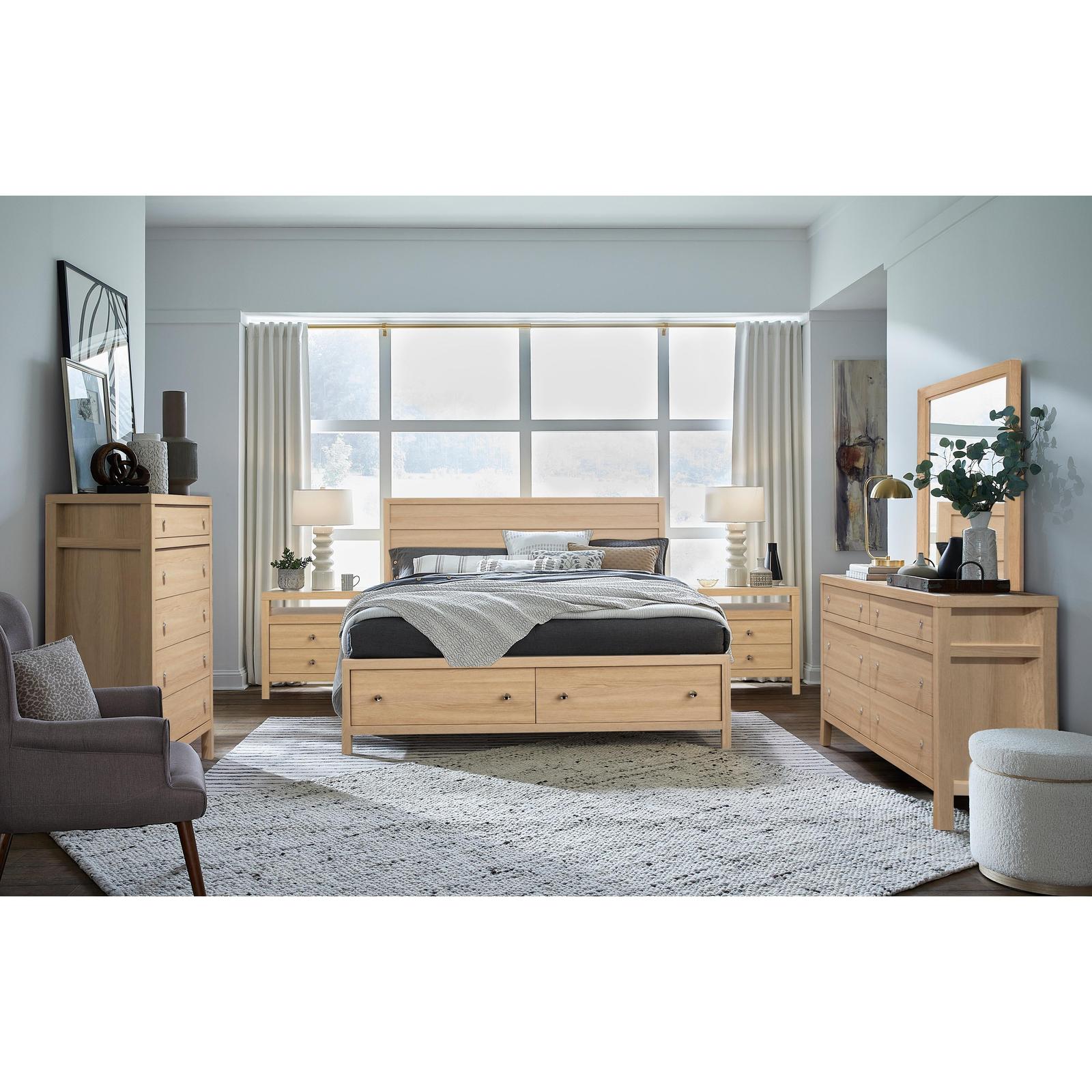 Magnussen Home Merrifield Sandstone Beige Drawer Nightstand