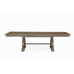 Magnussen Home Tinley Park Dove Tail Grey Extendable Rectangular Dining Table