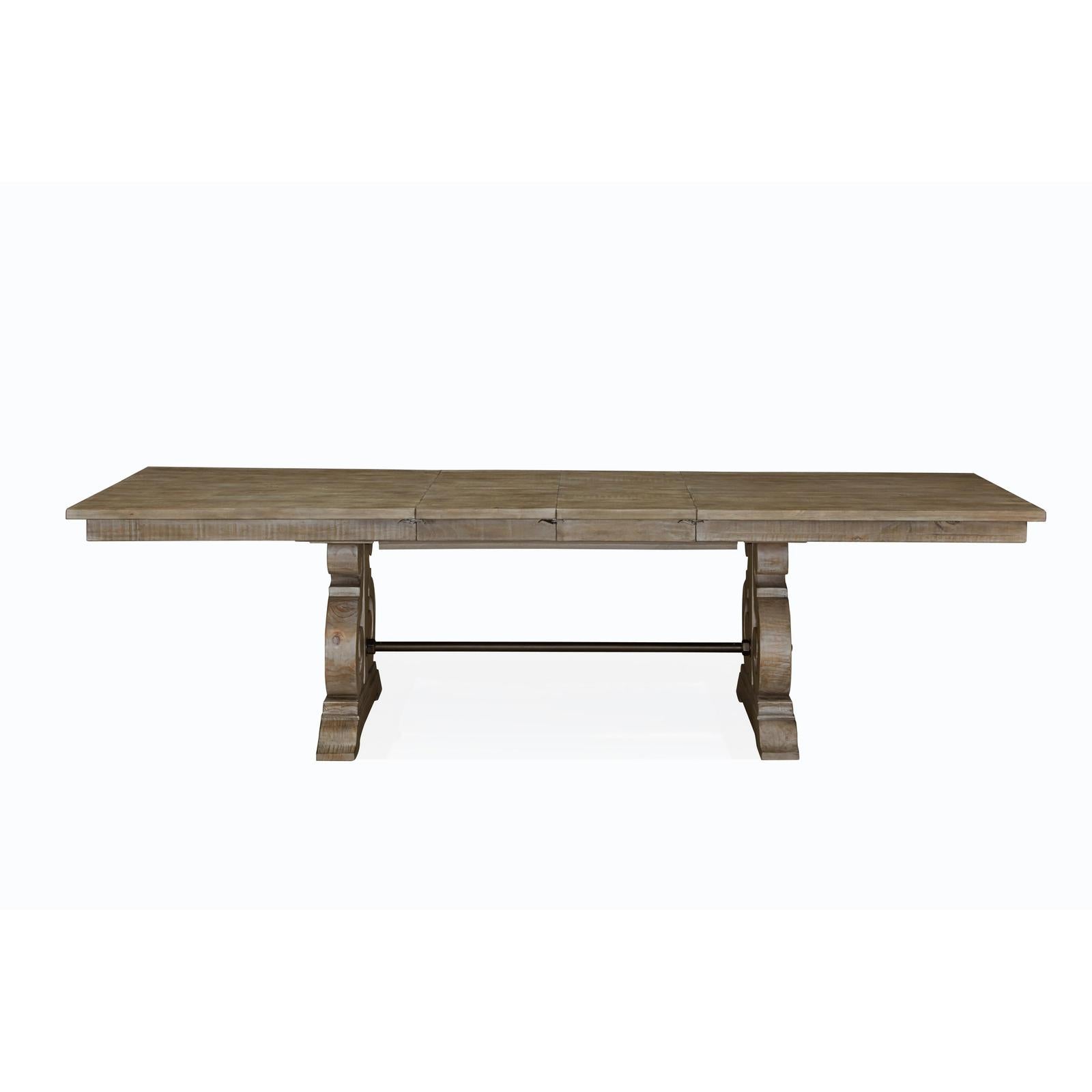 Magnussen Home Tinley Park Dove Tail Grey Extendable Rectangular Dining Table