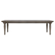 Pulaski Furniture Madison Ridge Natural Bark Extendable Leg Dining Table