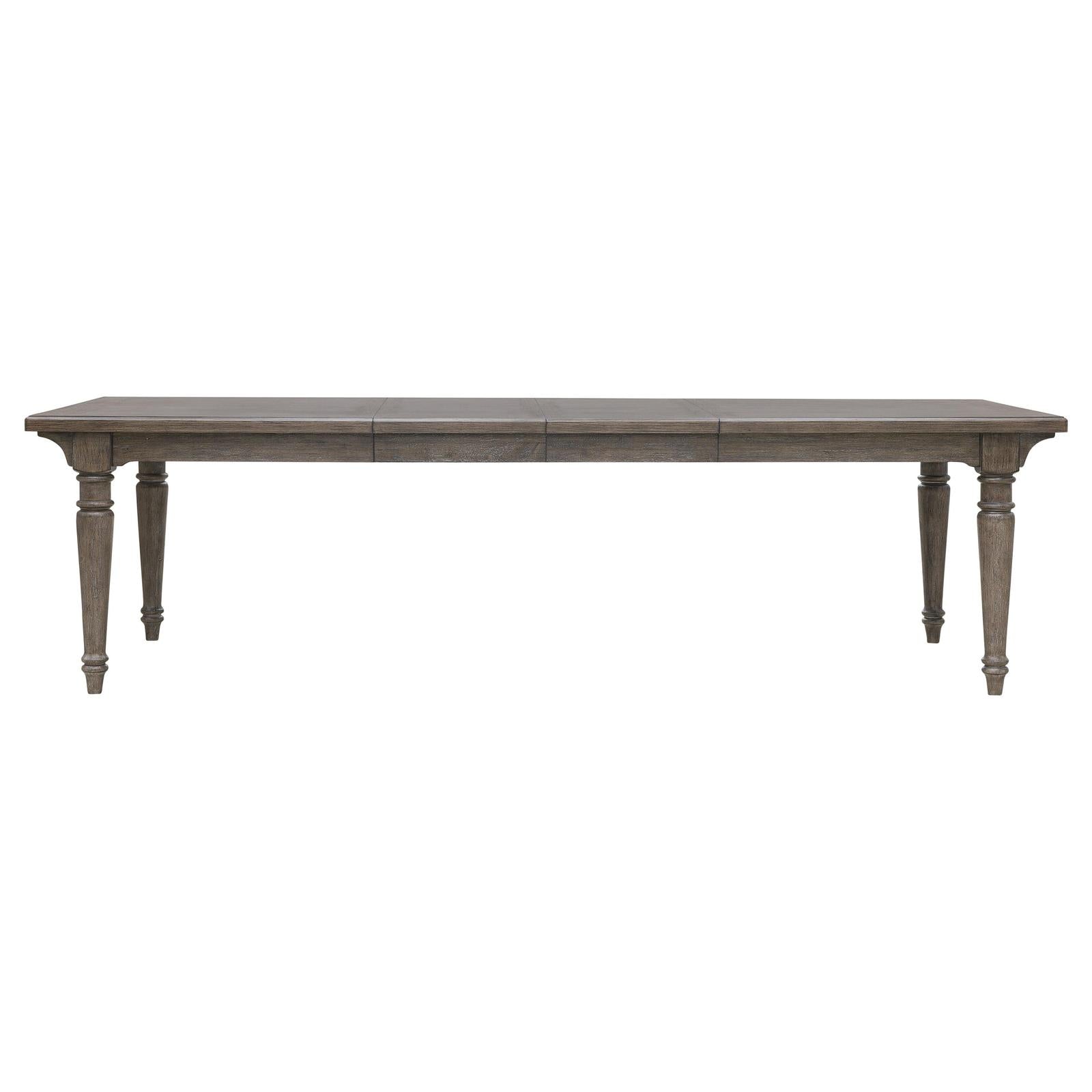Pulaski Furniture Madison Ridge Natural Bark Extendable Leg Dining Table