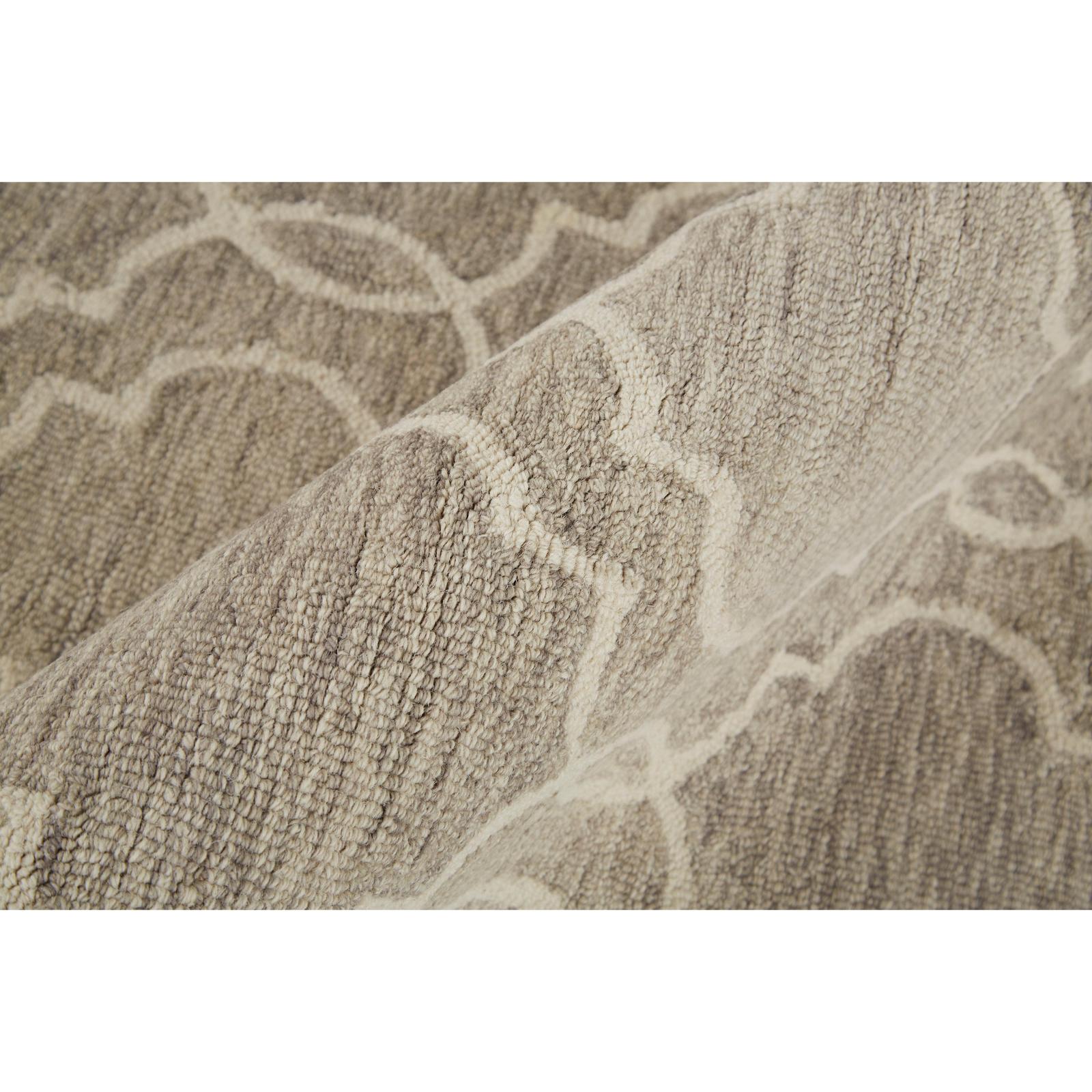 Feizy Belfort 8775F Transitional Trellis & Lattice Rug in Gray/Ivory