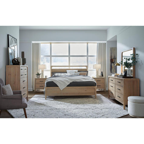 Magnussen Home Somerset Butternut Panel Bed