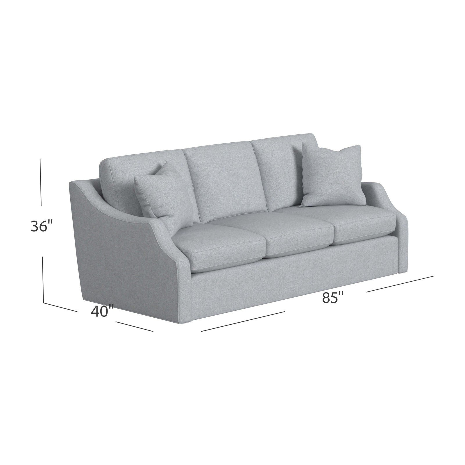 Hooker Upholstery Darrien 3 over 3 Sofa