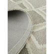 Feizy Anica 8009F Transitional Geometric Rug in Gray/Ivory