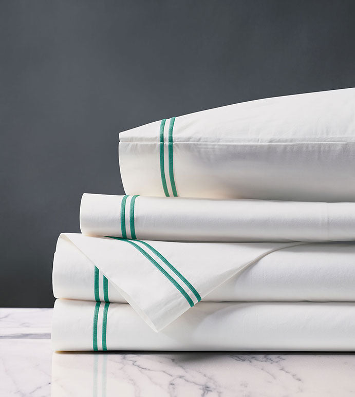 Eastern Accents Enzo Satin Stitch Sheet Set