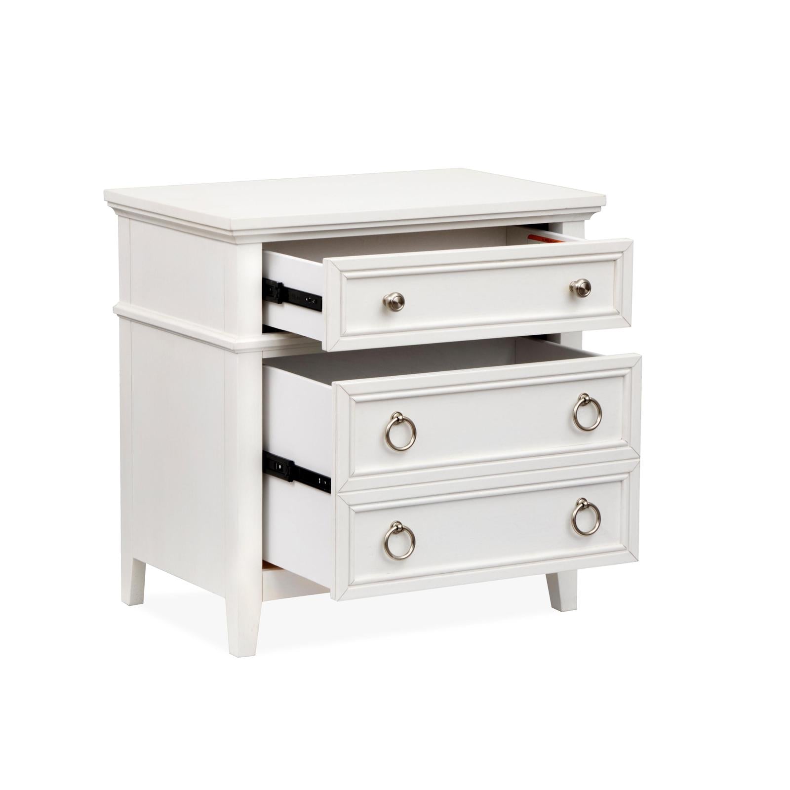 Magnussen Home Juniper Hill Whisper White Drawer Nightstand