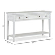 Magnussen Home Heron Cove Chalk White Rectangular Sofa Table