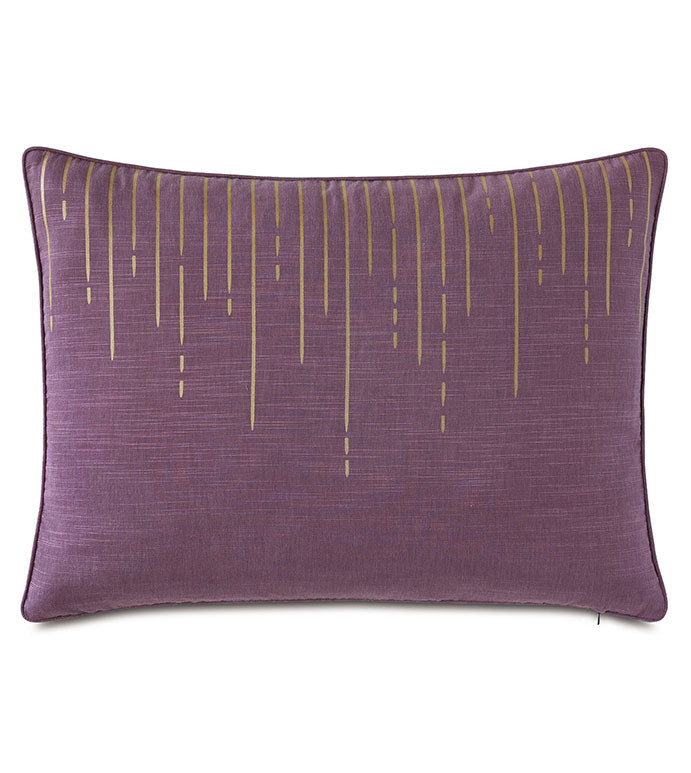 Eastern Accents Tabitha Metallic Drip Sham