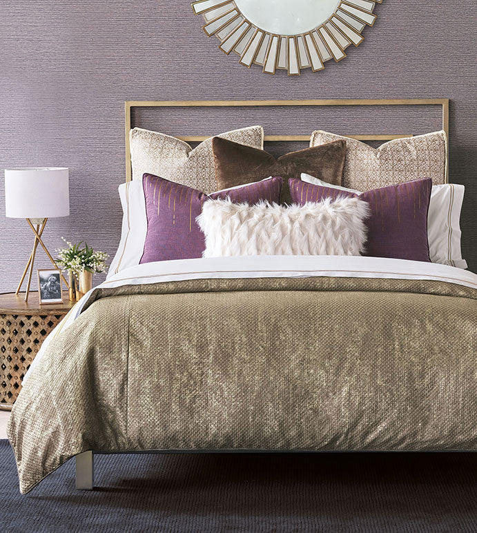 Eastern Accents Tabitha Metallic Drip Sham