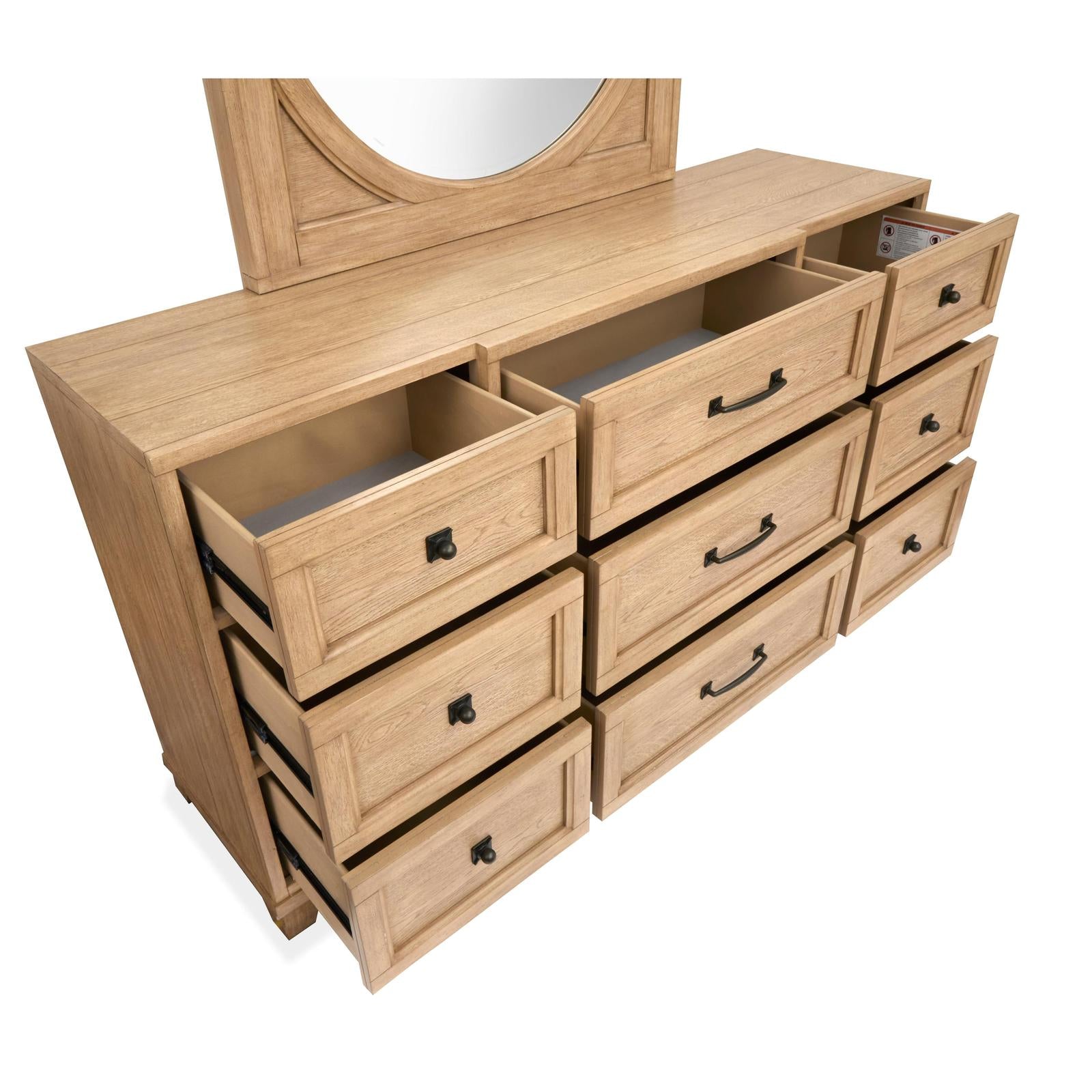 Magnussen Home Coventry Honey Wheat Drawer Dresser