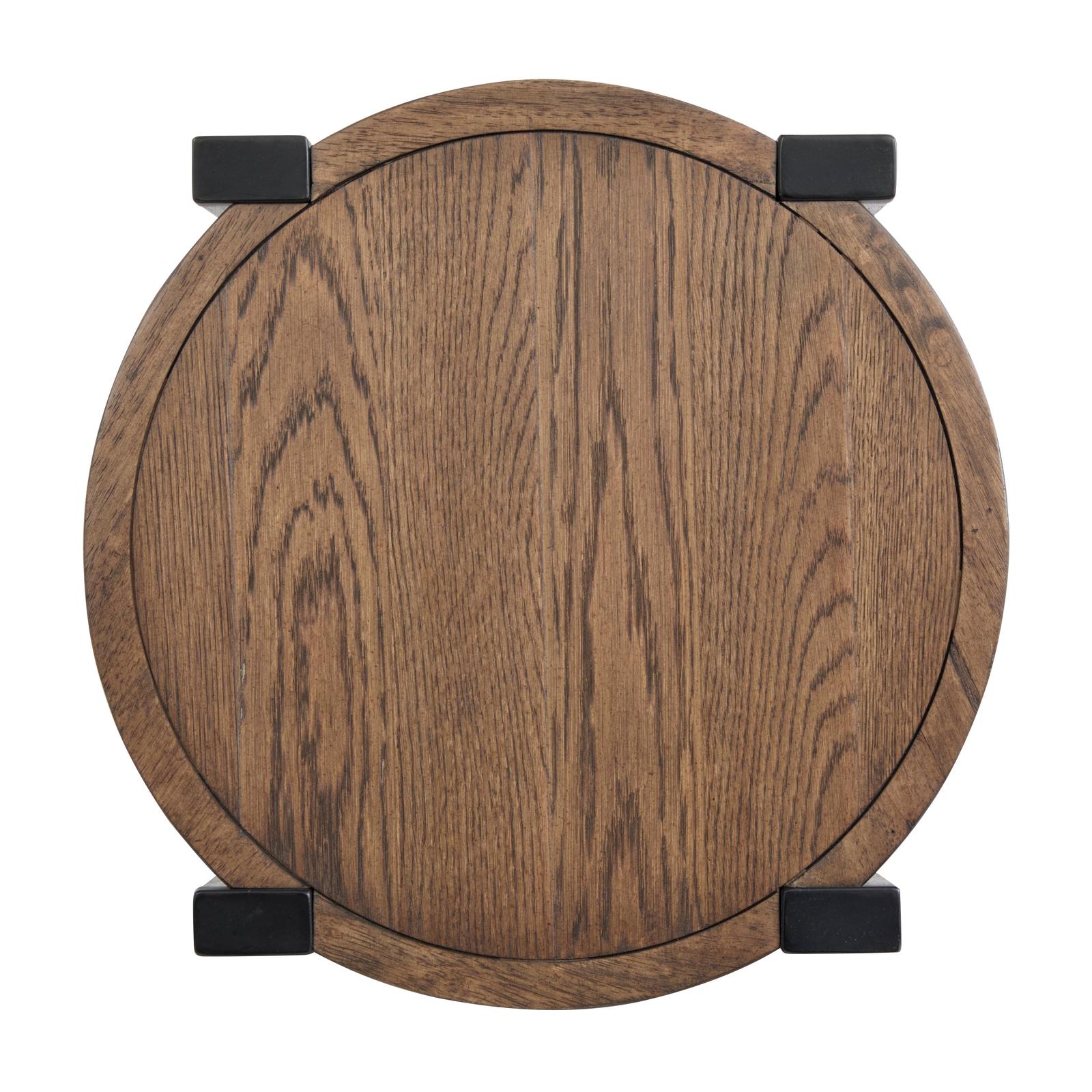 Magnussen Home Kaysen Wallaby And Matte Black End Table
