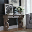 Magnussen Home Tinley Park Dove Tail Grey Rectangular Sofa Table