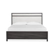 Magnussen Home Merrifield Raisin Black Upholstered Panel Bed