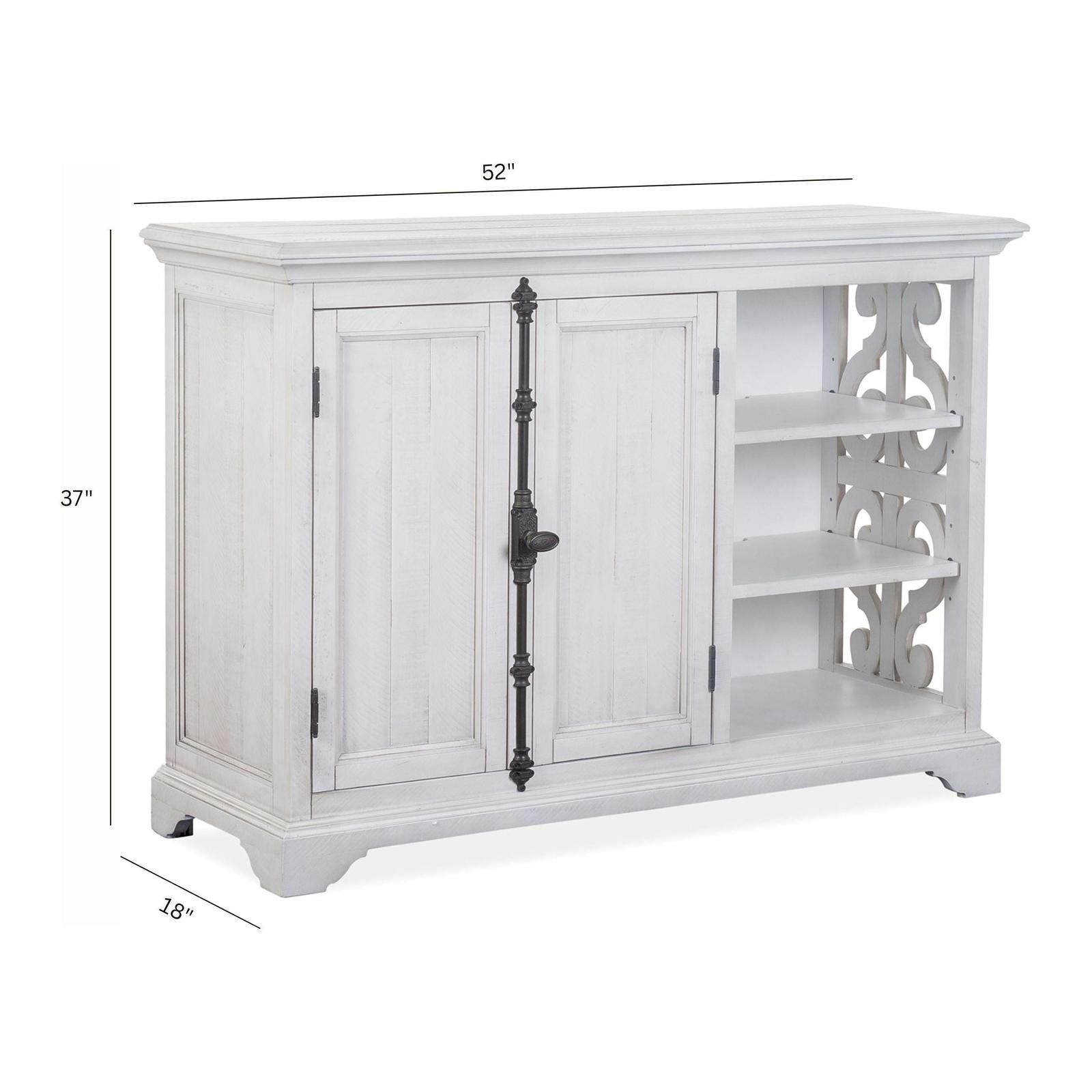 Magnussen Home Bronwyn Alabaster Printer Stand