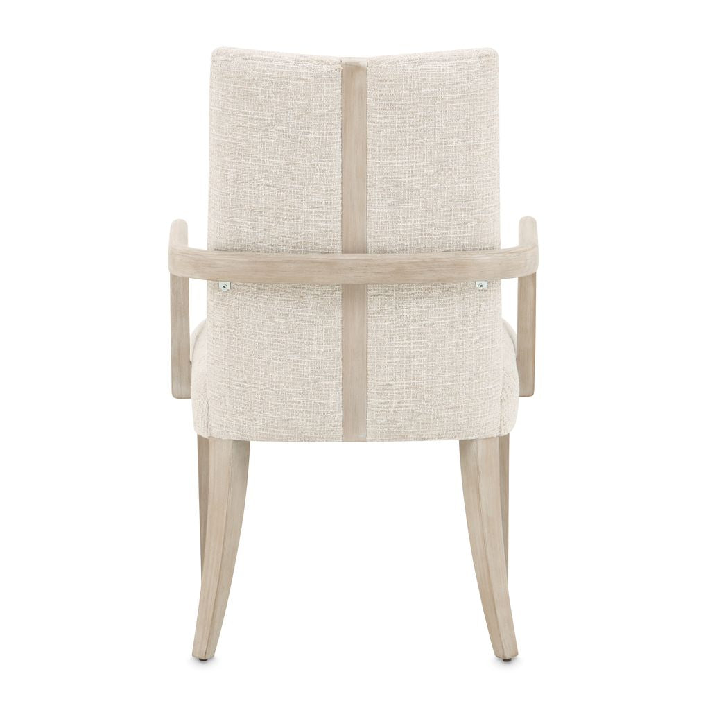 Michael Amini Lotus Bay Dining Arm Chair - Sand