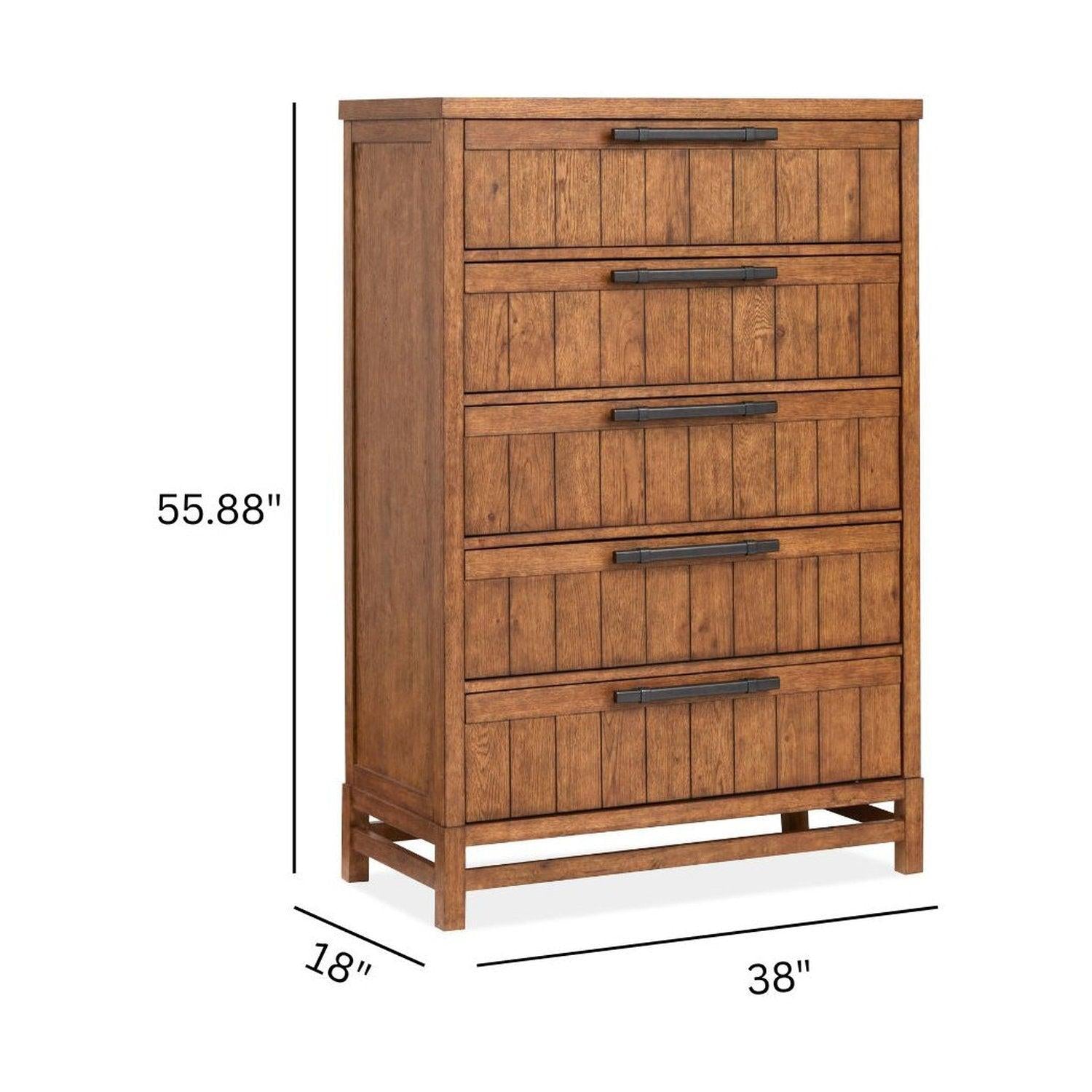 Magnussen Home Conway Honey Wheat Drawer Chest