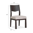 Magnussen Home Tauren Coffee Bean Side Chair Set of 2