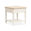 Salt Life Home Echo Isles Sea Pearl and Driftwood Rectangular End Table