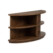 Magnussen Home Oswald Brown Demilune Sofa Table