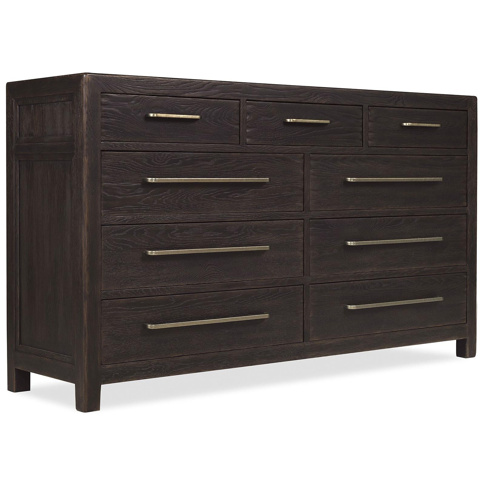 Hooker Furniture Driftwood Nine-Drawer Dresser