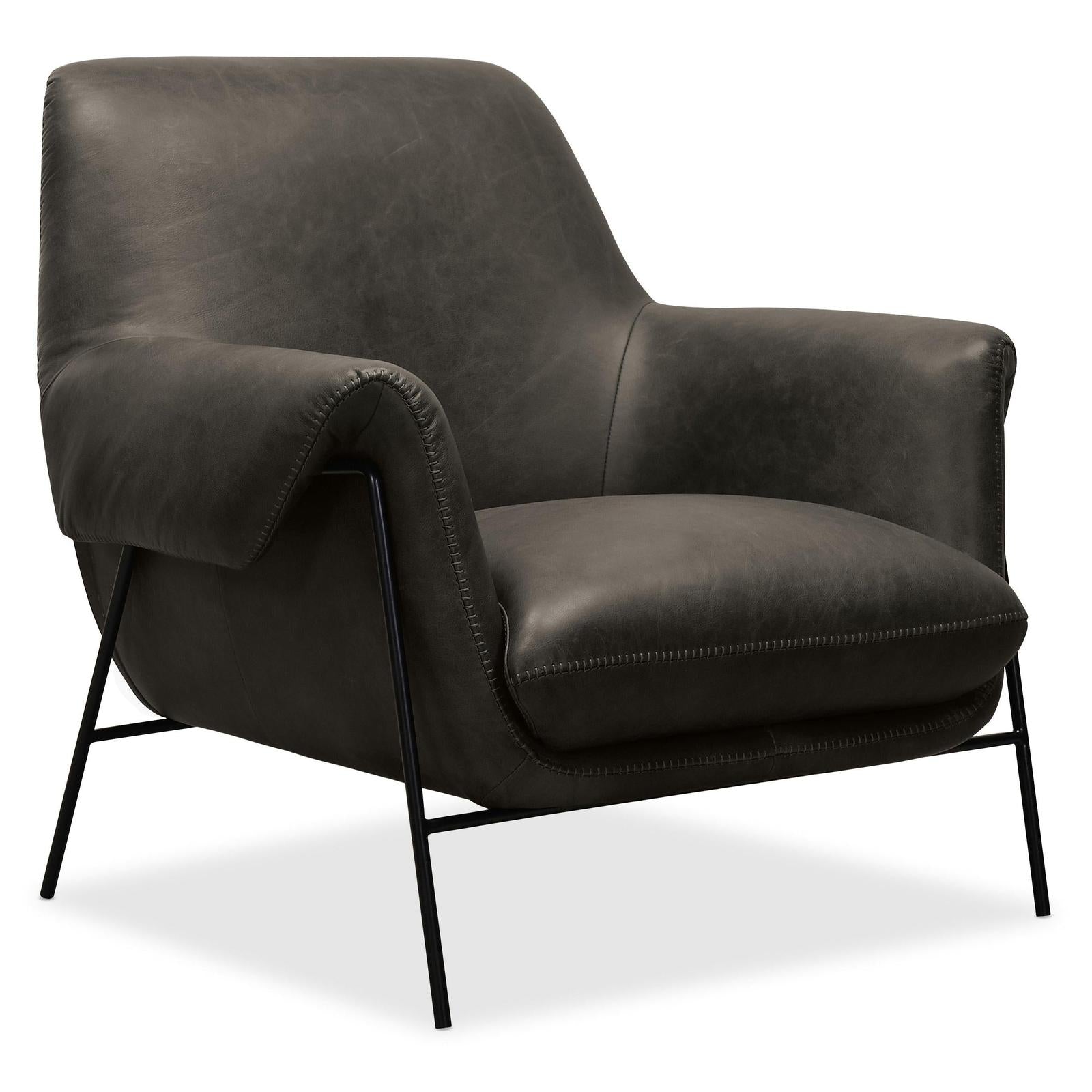 Hooker Furniture Ambroise Metal Frame Club Chair
